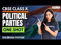 CBSE Class 10: Political Parties in One Shot | Civics | Unacademy Class 9 & 10 | Shubham Pathak