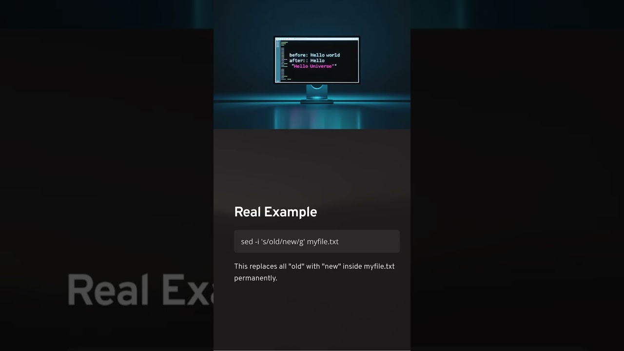 ✏️ Edit Files Directly with sed -i | In-Place File Update in Linux | Durga Sir Explains
