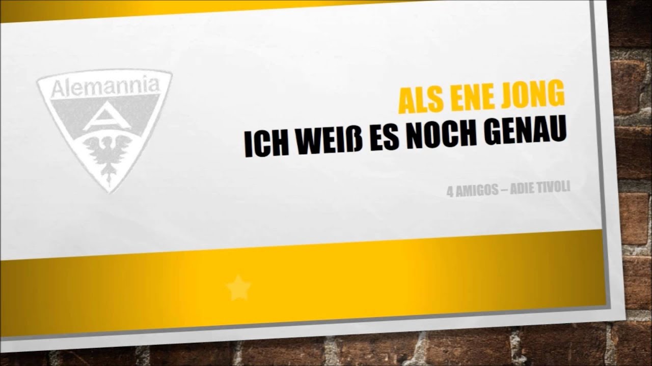 SPECIAL: 4 Amigos - Adie Tivoli (Abschiedslied)