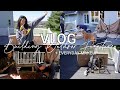 Vlog building new outdoor furniture backyard plans  everyday makeup routine