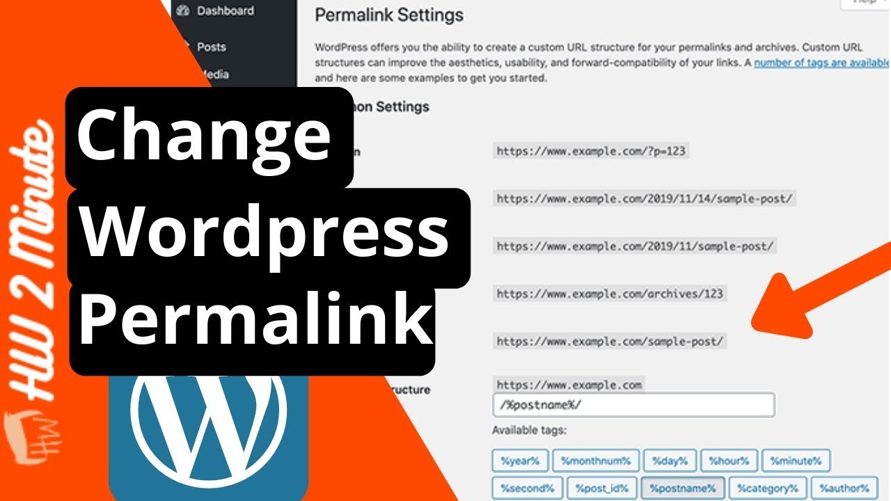 Wordpress 2023. Permalink WORDPRESS. WORDPRESS on change Post. Change URL linked in. Permalink.