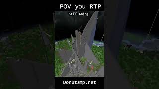 POV You RTP on the DonutSMP #minecraft #gaming #donutsmp #minecraftvideos #subscribe #cookies#foryou