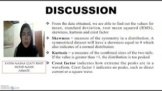 Statistical Analysis of Audio Signal for Amplifier - Group 11