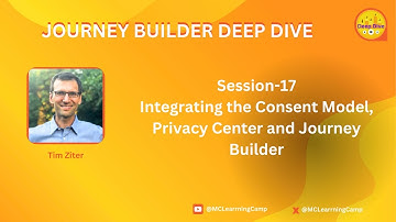 #17 Integrating the Consent Model, Privacy Center and Journey Builder    -Journey Builder Deep Dive