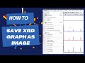 How To Export XRD Graph As Image | Project