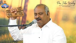 Video thumbnail of "సర్వాంగ సుందరా సద్గుణ శేఖరా.. Sarvanga Sundara - Pas.John Wesley anna Live Song 15.5.2020"