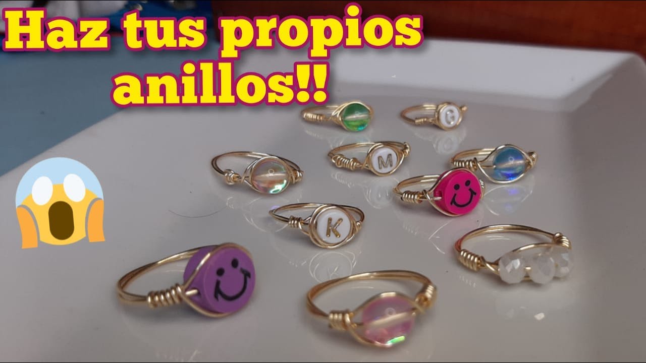 Anillos hechos con alambre😍