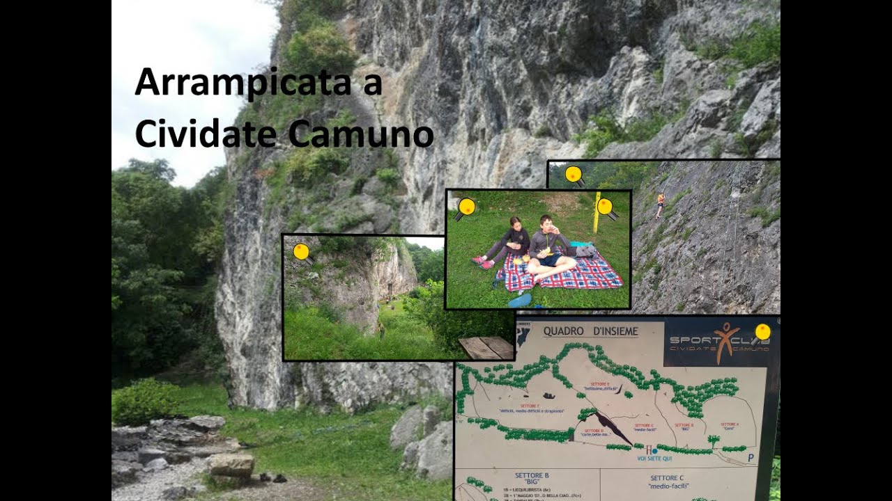 Giornata stupenda alla falesia di Cividate Camuno