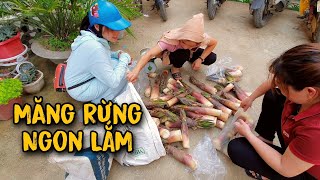 Các chị đẹp ủng hộ hết hơn 20kg măng rừng trong phút mốt | Dân Tộc TV