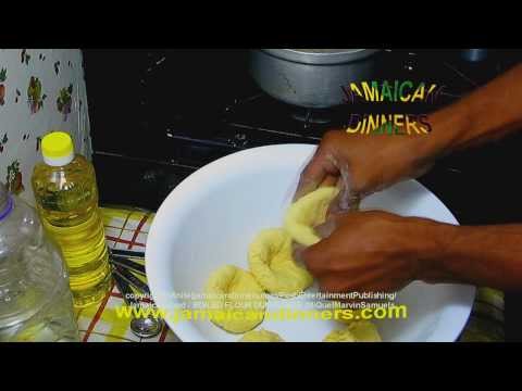 BOILED  banana pancakes how make to DUMPLING FLOUR VIDEO: jamaican CORNMEAL