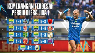 Rekor Kemenangan Terbesar PERSIB di Era Liga 1 - FULL HD