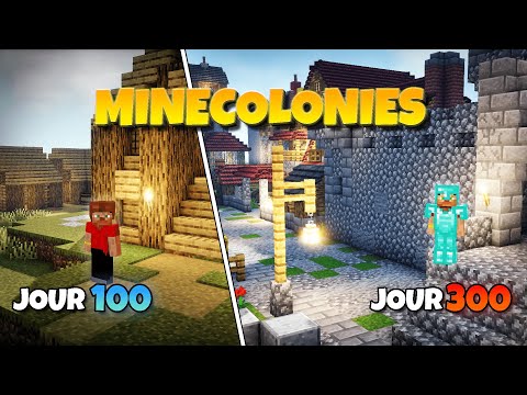 I spent 300 days expanding my EMPIRE in Minecraft (Minecolonies mod)