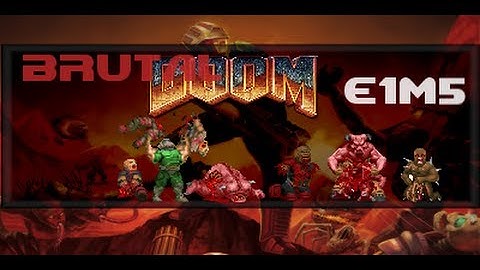 Doom E1M5 Phobos Lab - Brutal Doom 0.7