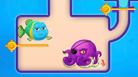Save The Fish Pin - Puzzle Game All Levels Gameplay For Android, IOS Mobile Part: 5