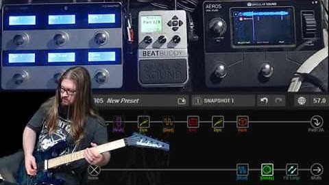 Live looping with Singular Sound Maestro, Beatbuddy, and Aeros Loop Studio & Line 6 Helix 6/22/2020