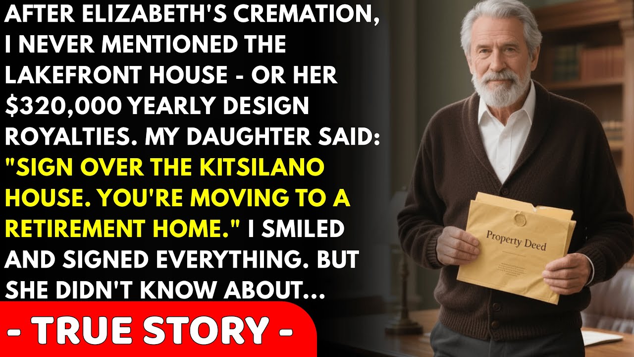 After My Wife's Funeral I Never Mentioned Her $320K Design Royalties or the Lake House She Renovated