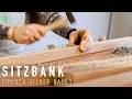 So baust du dir eine BANK aus MASSIVHOLZ! | Sitzbank selber bauen #2 |Jonas Winkler