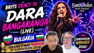 BRIT POPS REACT to Eurovision Winner | Dara | Bangaranga LIVE