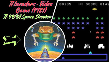 TI Invaders - Video Game (1981) | TI-99/4A Space Shooter