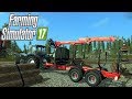 #5. ЗАГОТОВКА ЛЕСА. ПИЛИМ БРЁВНА. FARMING SIMULATOR 17