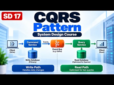 SD 17 | CQRS Pattern | System Design Course | Uplatz