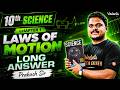 10th Science | Chapter 1 Laws of Motion Long Answer Questions | TN State Board | Prakash Sir
