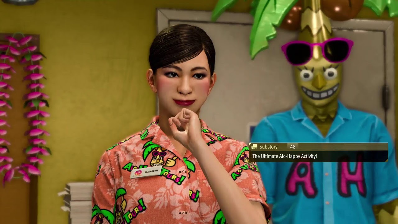 LAD IW Ch. 9 gave some gifts to the Aloha girl after Unlock all jobs