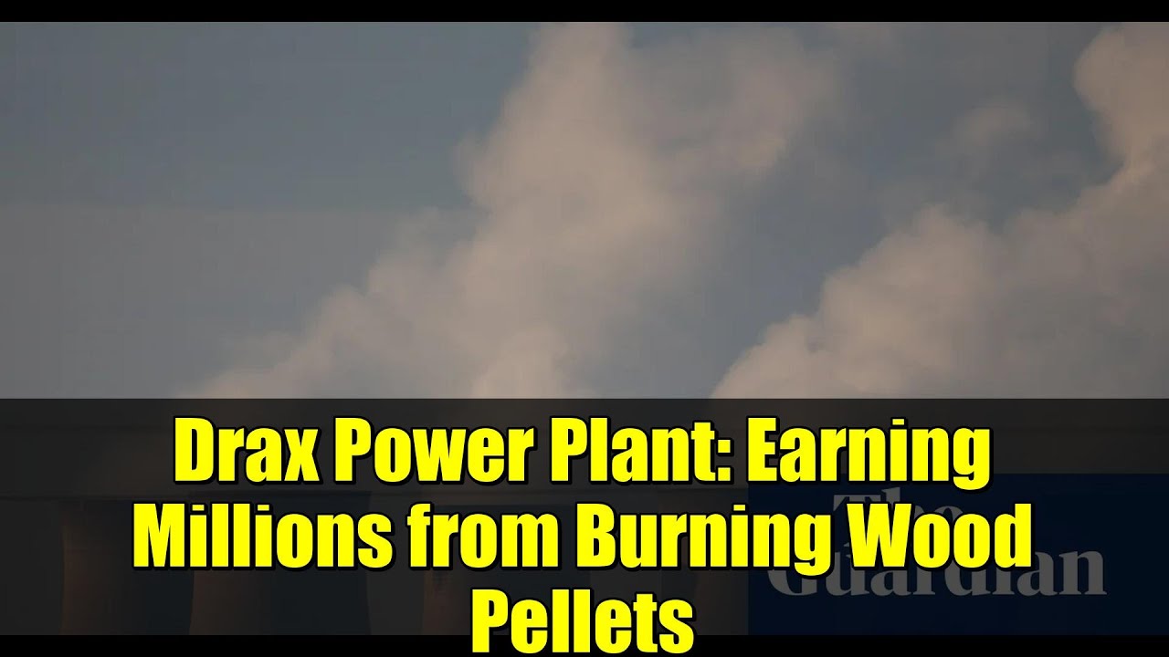 Drax Power Plant: Earning Millions from Burning Wood Pellets