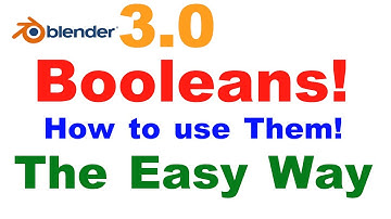 Blender 3.0 - Booleans and how to use them!  Yes, They