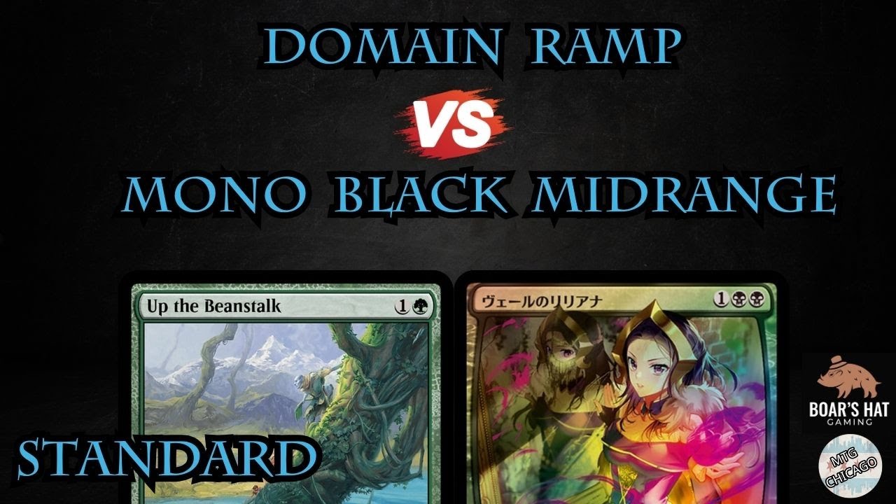 Domain Ramp VS Mono Black Midrange [MTG Standard] - YouTube