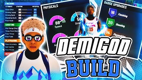 *NEW* THE MOST OVERPOWERED DEMI-GOD BUILD IN NBA 2K20!! BEST COMP BUILD IN NBA2K20 | DraftY