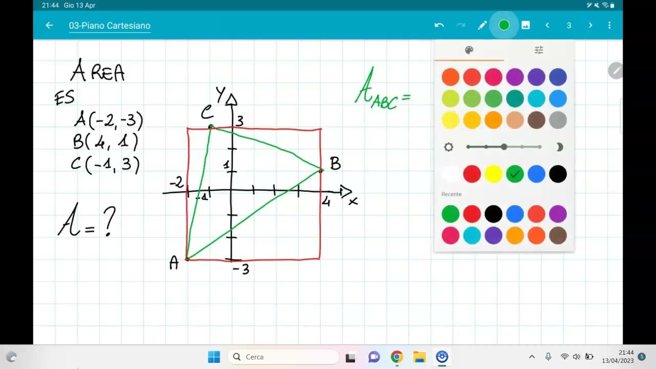 03-Piano Cartesiano: perimetro, caratterizzazione figure, area e problemi