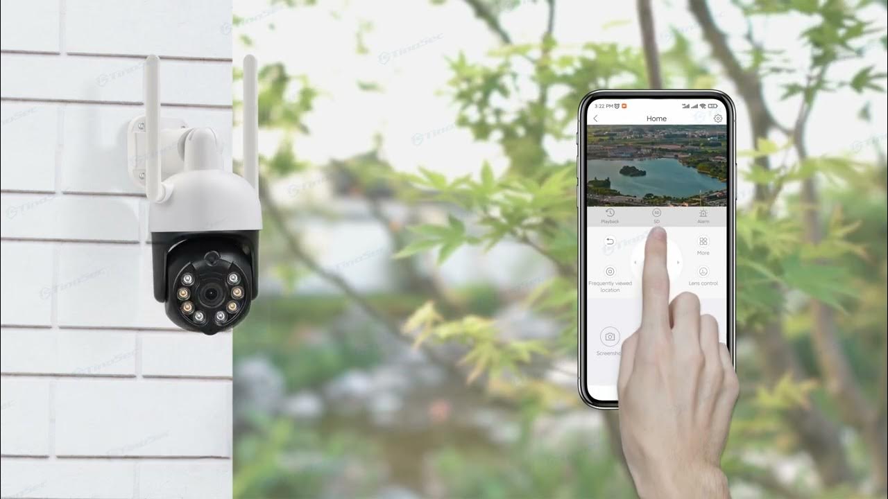 3MP Wireless Security CameraRemote View on Mobile App YouTube