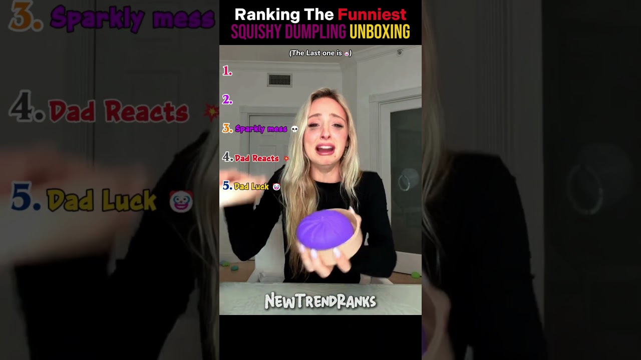 Ranking The Funniest Squishy Dumplings Unboxing Moments 🥟 #shorts #squishydumpling