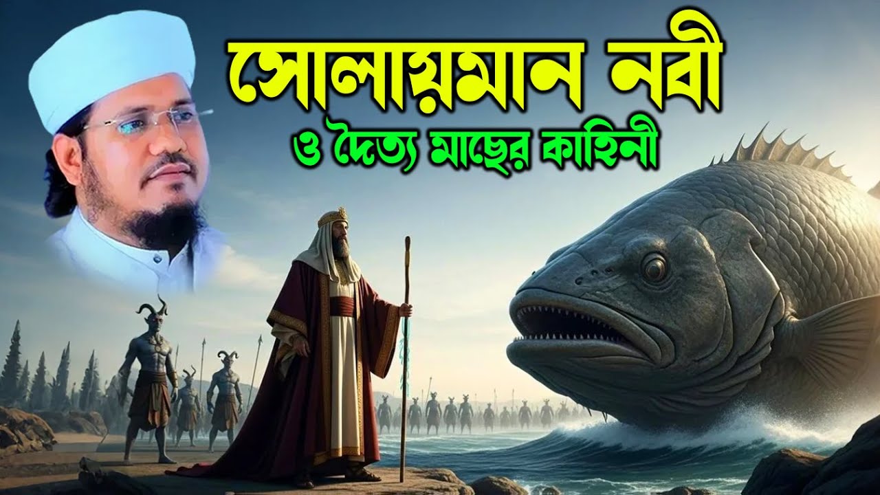 সোলায়মান নবী ও দৈত্য মাছের কাহিনী | মাওলানা মোজাম্মেল হক সাঈদ | BD Waz