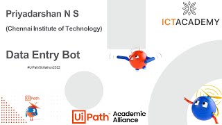 Data Entry Bot | RPA Challenge | #uipathskillathon2022