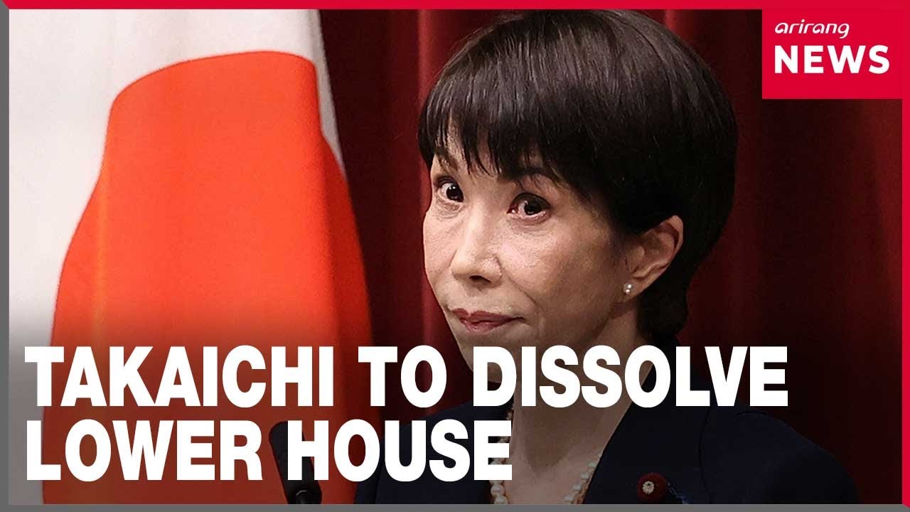 Takaichi triggers snap election with Lower House dissolution announcement