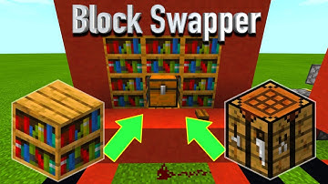 Minecraft Hidden Crating Table or WorkStation - Block Swapper - Simple - Quick - 2021
