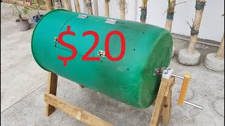 Make a $300 Compost Tumbler for $20