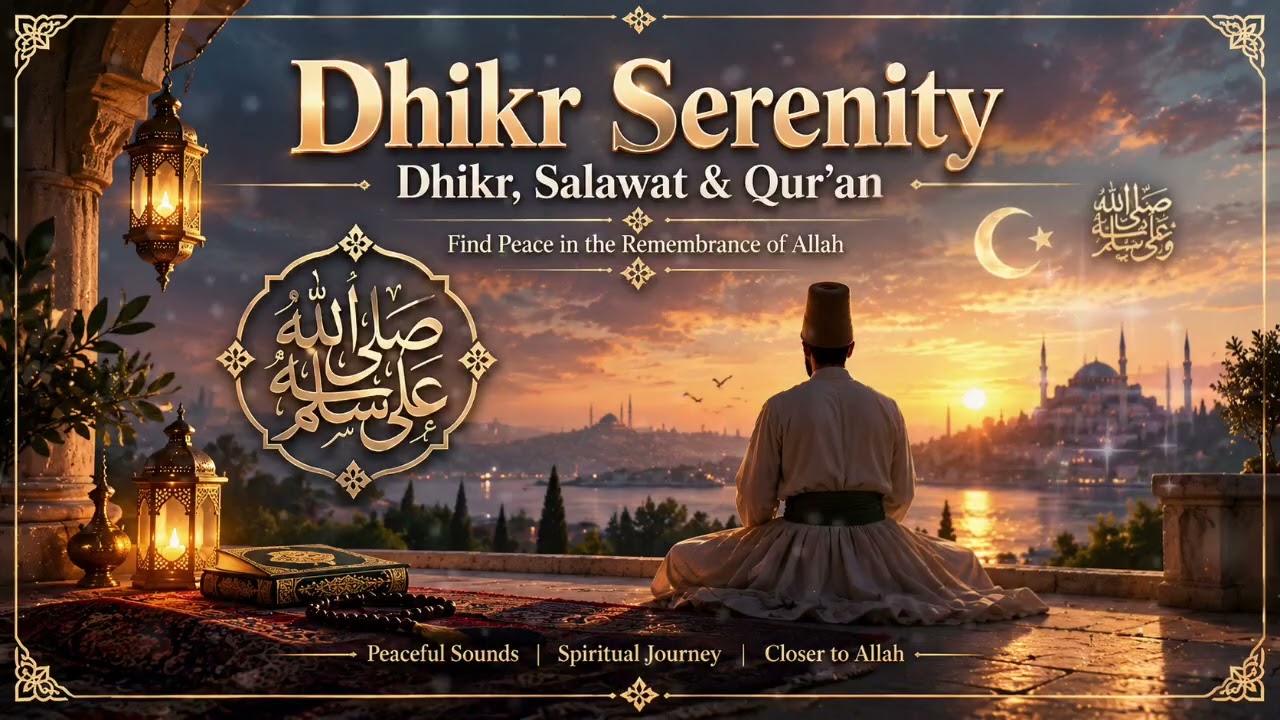 🌙 Peaceful Salawat & Dhikr | Sufi Spiritual Music for Inner Peace