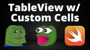 How to Make a TableView w/ Custom Cells Programmatically (Swift, UIKit)