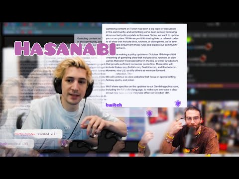Thumbnail for Twitch Bans Gambling Streams + Ludwig airs it out with XQc