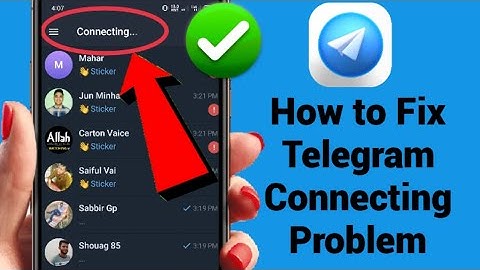 How to Fix Telegram Connecting Problem 2024 | Telegram Not Connecting