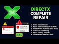 DirectX Complete Repair (2026) | Fix D3D11, DXGI, GPU Crashes Fast