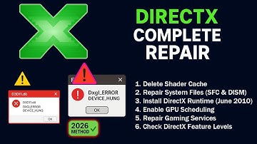 Fix DirectX Errors in Minutes | 100% Working (2026 Method)