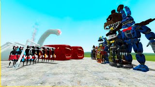 All Fnaf 1-9 Vs Jjk Creatures In Garrys Mod Fnaf Ragdolls Gmod Funny Gamplay Miksi