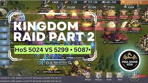 Kingdom Raid Part 2 • HoS 5024 Vs 5299 • 5087 • King Of Avalon