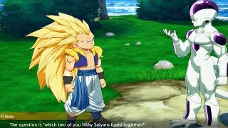 Dragon Ball FighterZ - Frieza Roasts Gotenks & Asks About Future Trunks