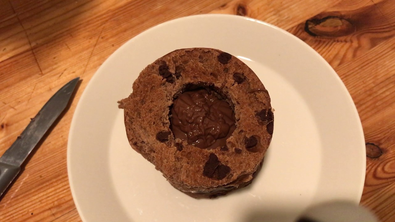 Nutella stuffed Chocolate Panettone