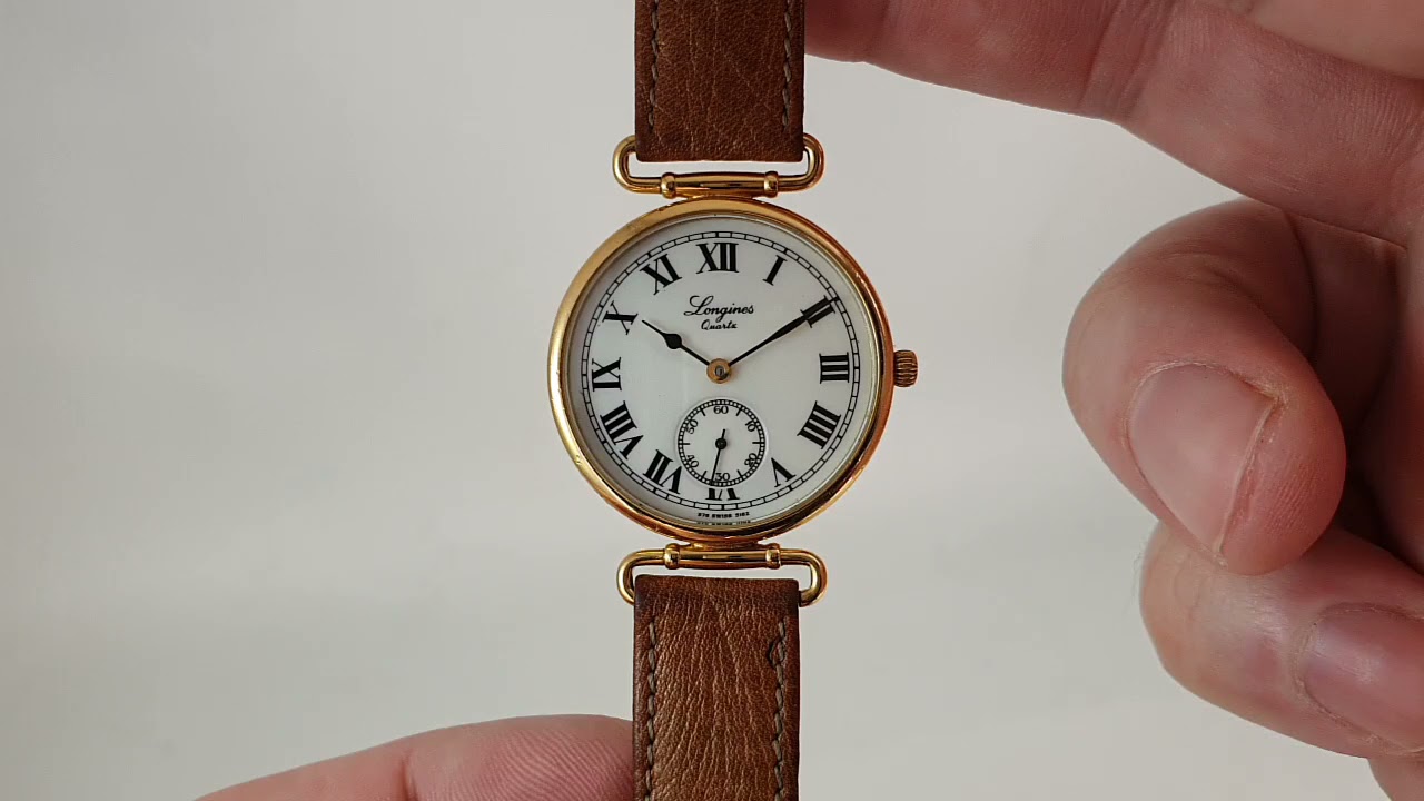 1986 Longines Charleston men's vintage watch with original strap